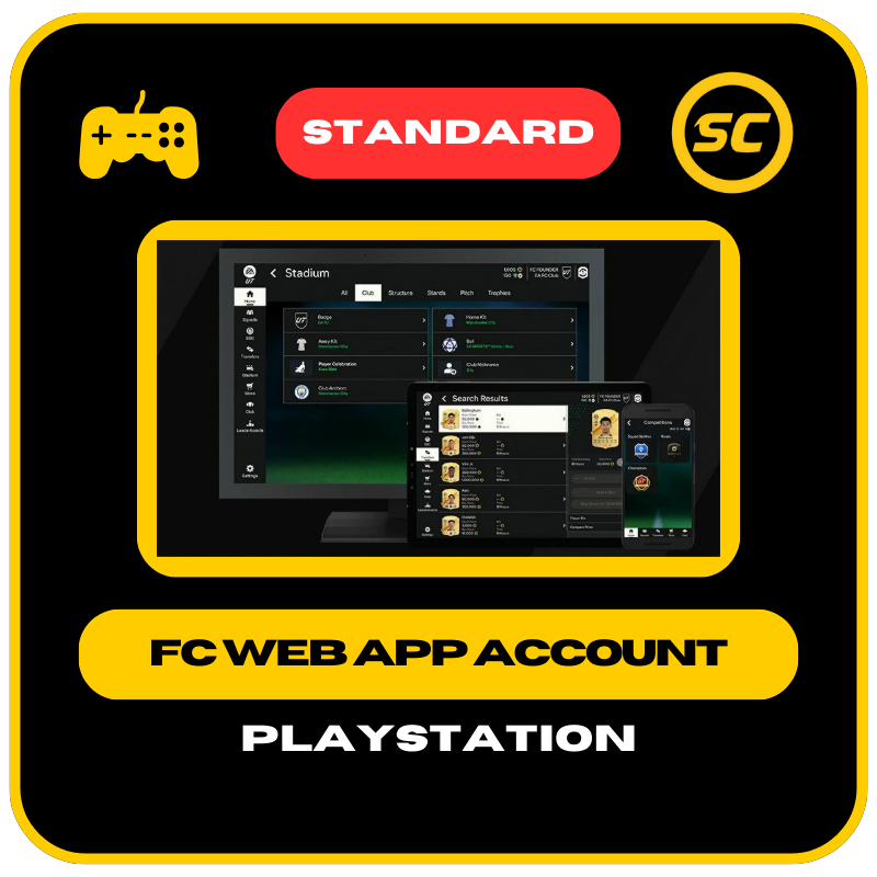 FC 25 - FREIGESCHALTETES WEBAPP-KONTO - PS-PLATTFORM (IM SPIEL AKTIVIERT)